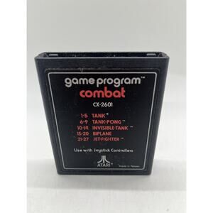 Combat ATARI 2600 Video Game Cartridge Only 1980 Tested